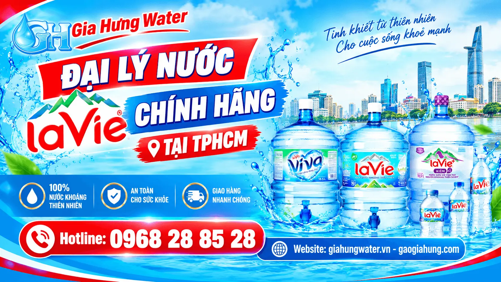 Đại Lý Nước LaVie TPHCM Chính Hãng Gần Đây – Gia Hưng Water